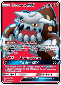 Heatran GX (Full Art) (216) - SM - Unified Minds (SM11)