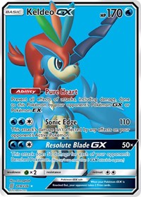 Keldeo GX (Full Art) (219) - SM - Unified Minds (SM11)