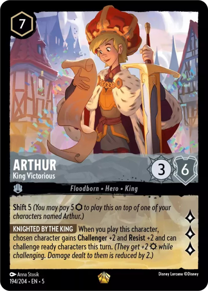 Arthur - King Victorious - [Foil] Shimmering Skies (5)