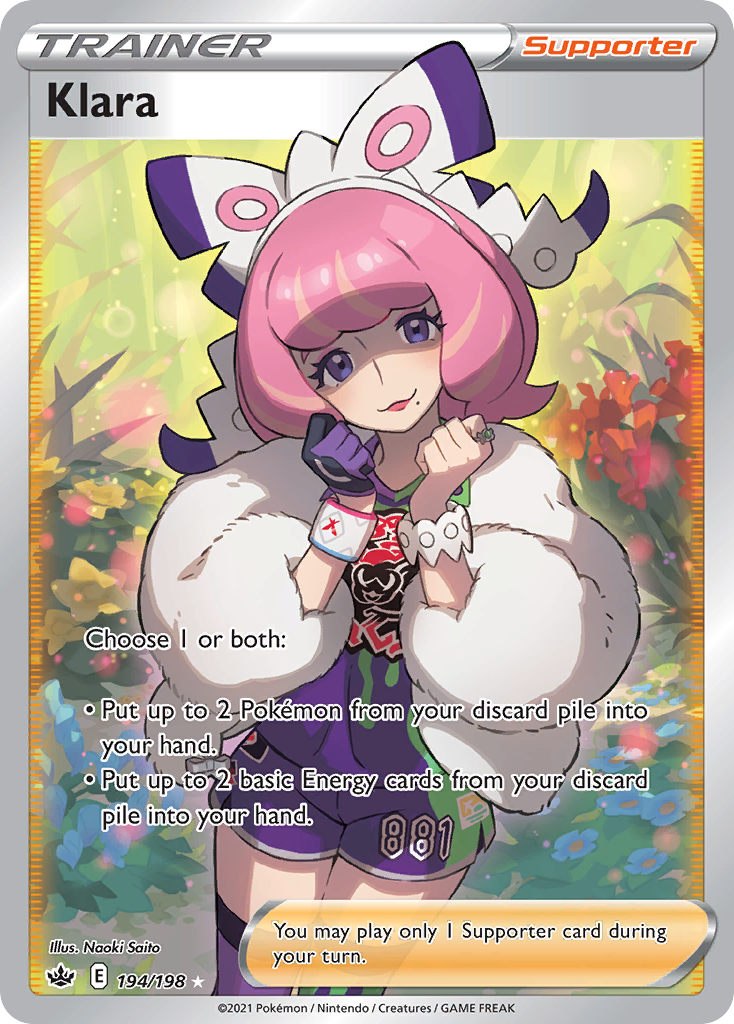 Klara (194/198) - [Full Art] Chilling Reign (CRE)