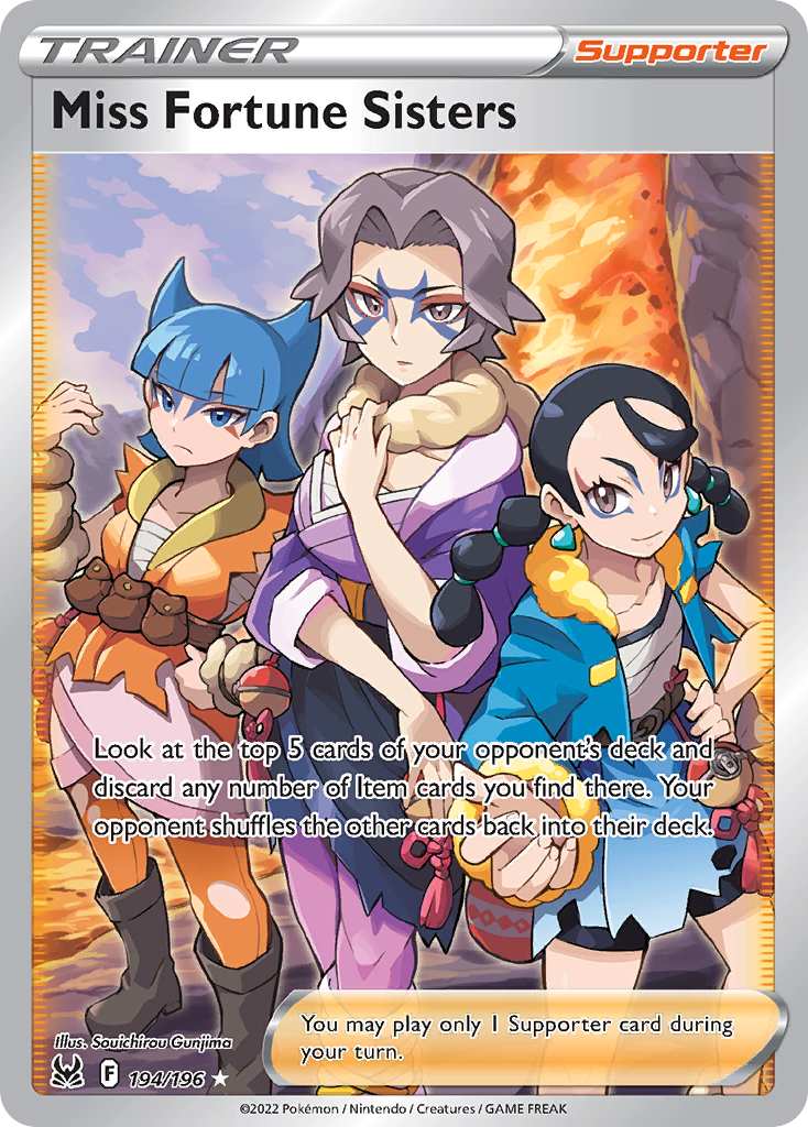 Miss Fortune Sisters (194/196) - [Full Art] Lost Origin (LOR)