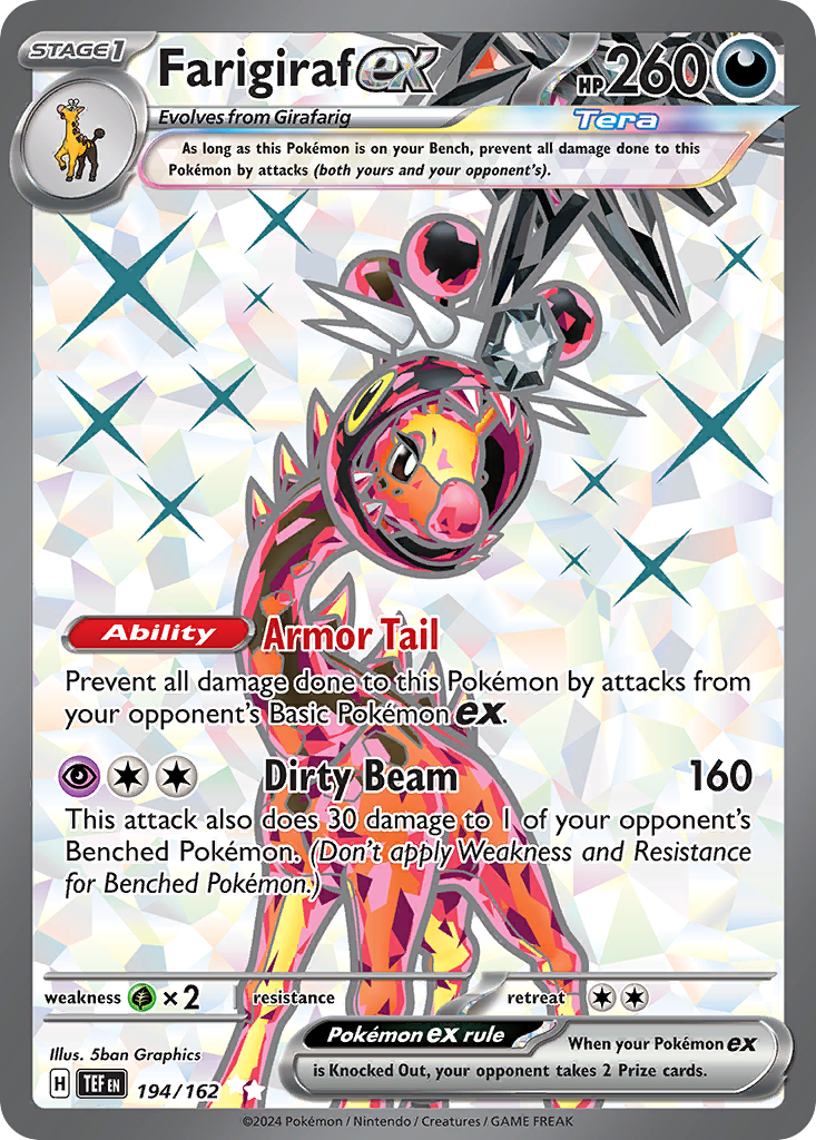 Farigiraf ex (194/162) - [Full Art] Temporal Forces (TEF)