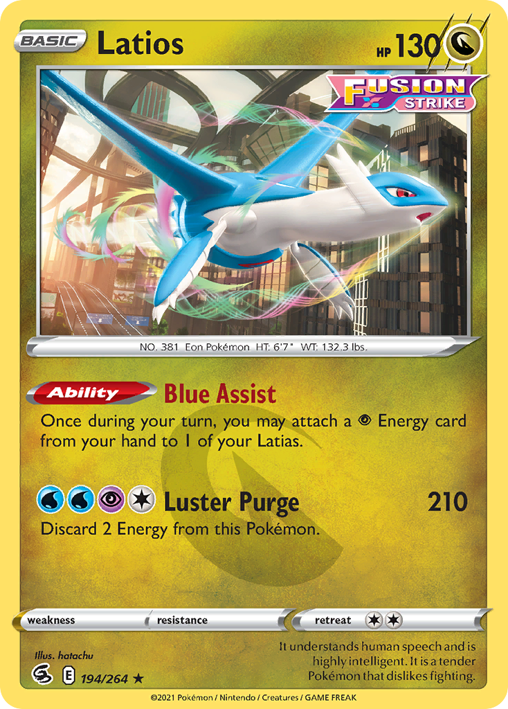 Latios (194/264) - Fusion Strike (FST)