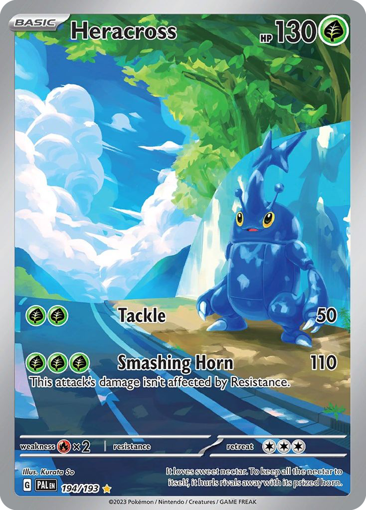 Heracross (194/193) - [Illustration Rare] Paldea Evolved (PAL)