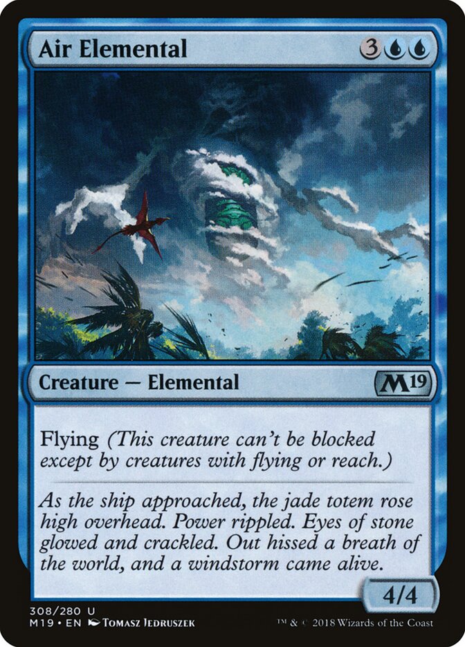 Air Elemental (308) - Core Set 2019 (M19)