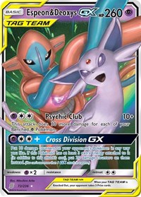 Espeon & Deoxys GX (72) - SM - Unified Minds (SM11)