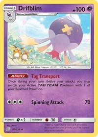Drifblim (81) - SM - Unified Minds (SM11)