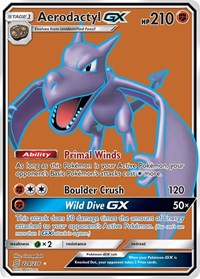 Aerodactyl GX (Full Art) (224) - SM - Unified Minds (SM11)