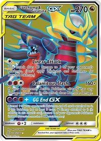 Garchomp & Giratina GX (Full Art) (228) - SM - Unified Minds (SM11)