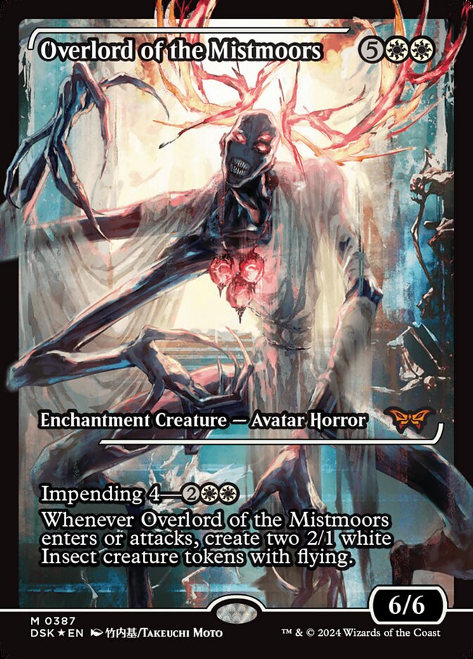 Overlord of the Mistmoors - [Foil, Japanese Showcase] Duskmourn: House of Horror (DSK)