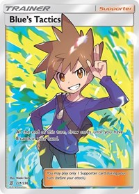 Blue's Tactics (Full Art) (231) - SM - Unified Minds (SM11)