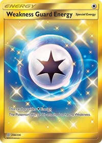 Weakness Guard Energy (Secret) (258) - SM - Unified Minds (SM11)