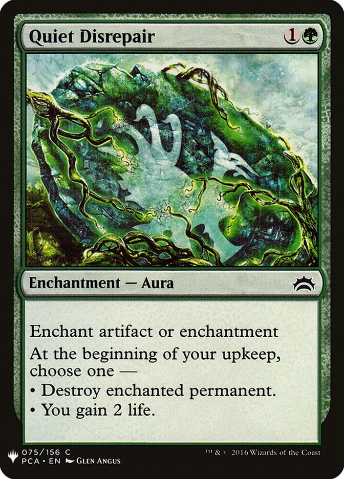 Quiet Disrepair (PCA-75) - The List (PLST)