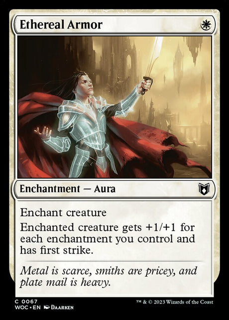 Ethereal Armor (67) - Wilds of Eldraine Commander (WOC)