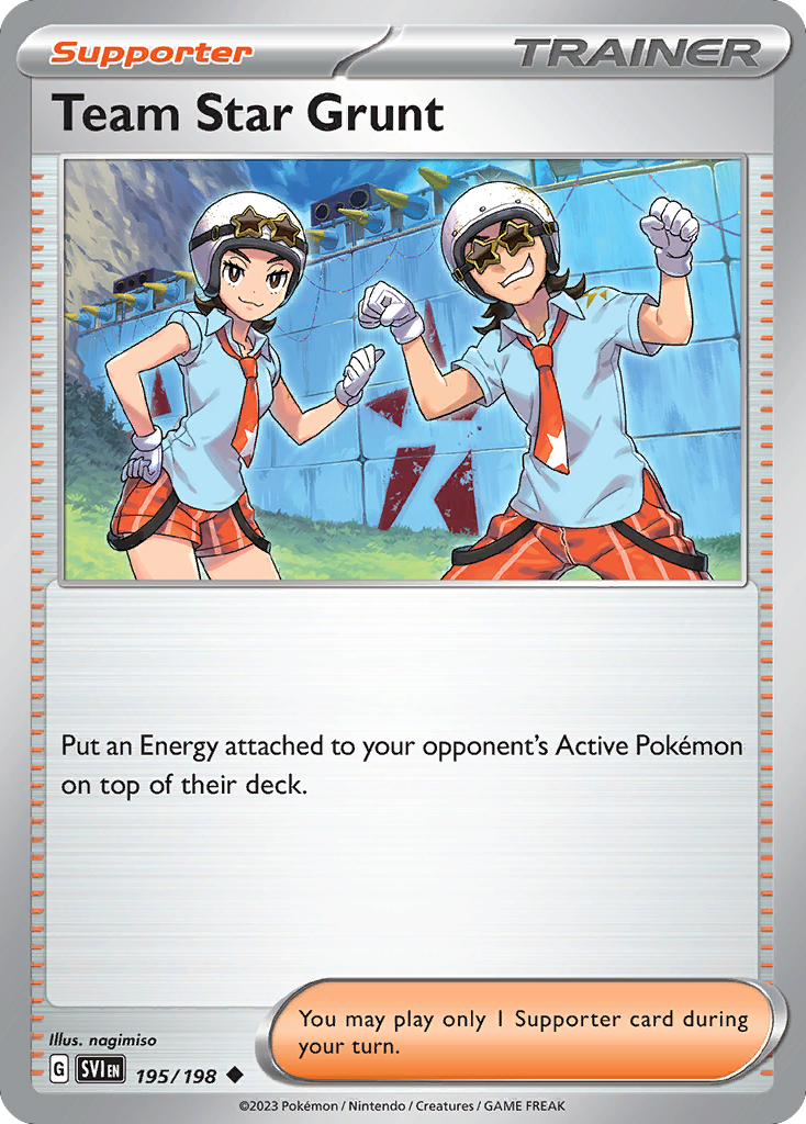 Team Star Grunt (195/198) - Scarlet & Violet (SVI)