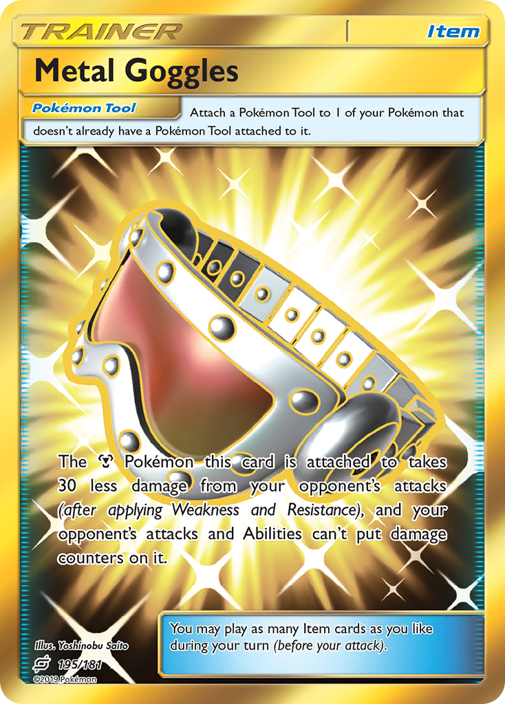 Metal Goggles (195/181) - [Secret Rare] Team Up (TEU)