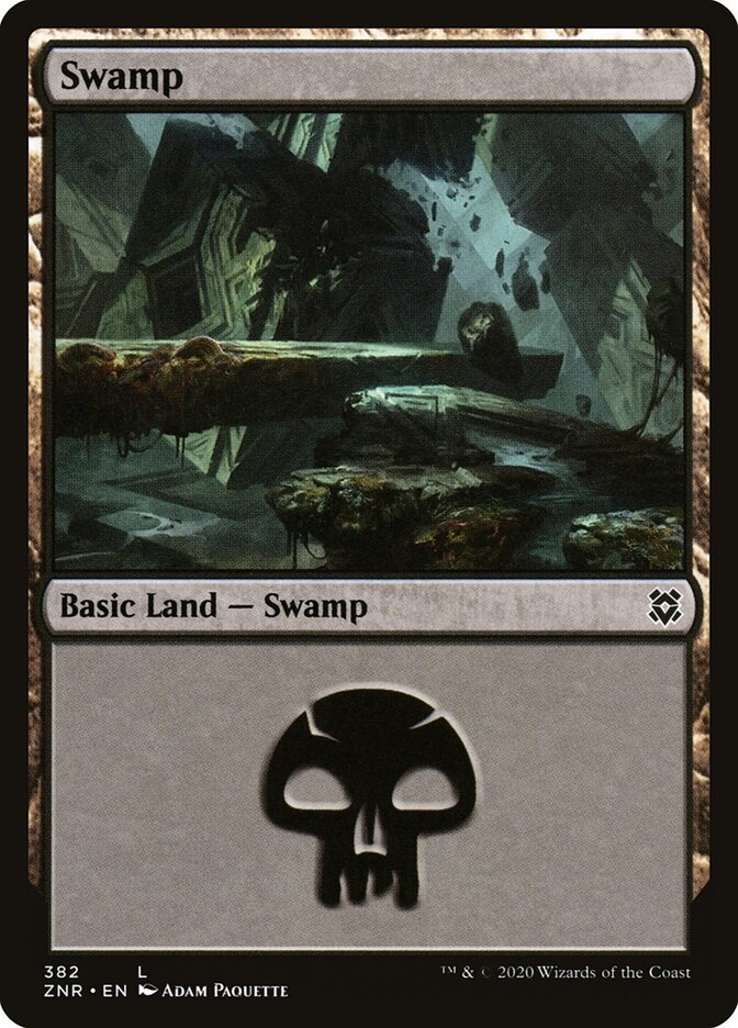 Swamp (382) - Zendikar Rising (ZNR)