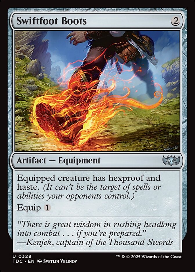 Swiftfoot Boots - Tarkir: Dragonstorm Commander (TDC)