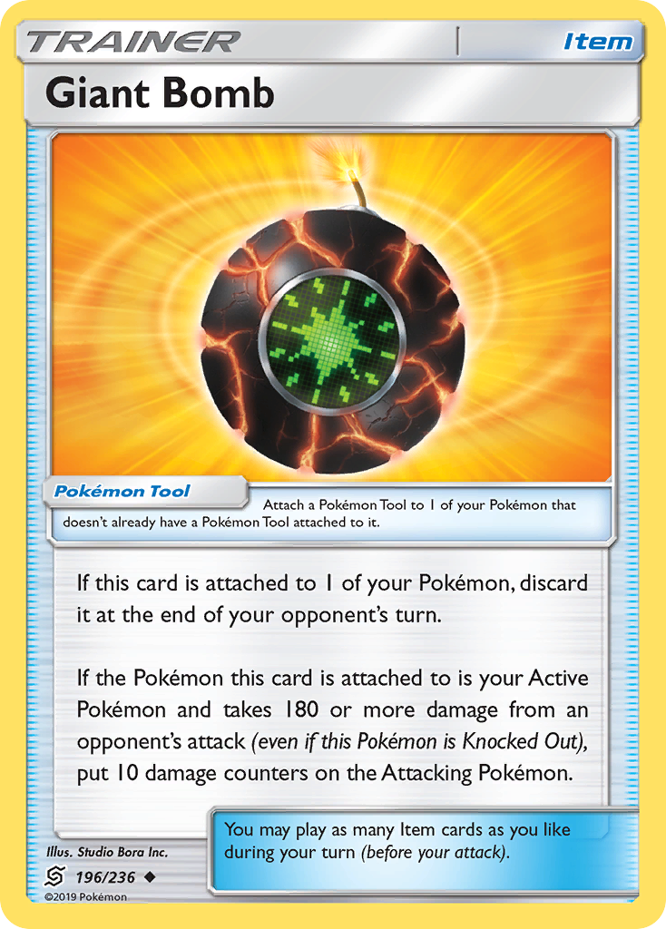 Giant Bomb (196/236) - [Reverse Holo] Unified Minds (UNM)