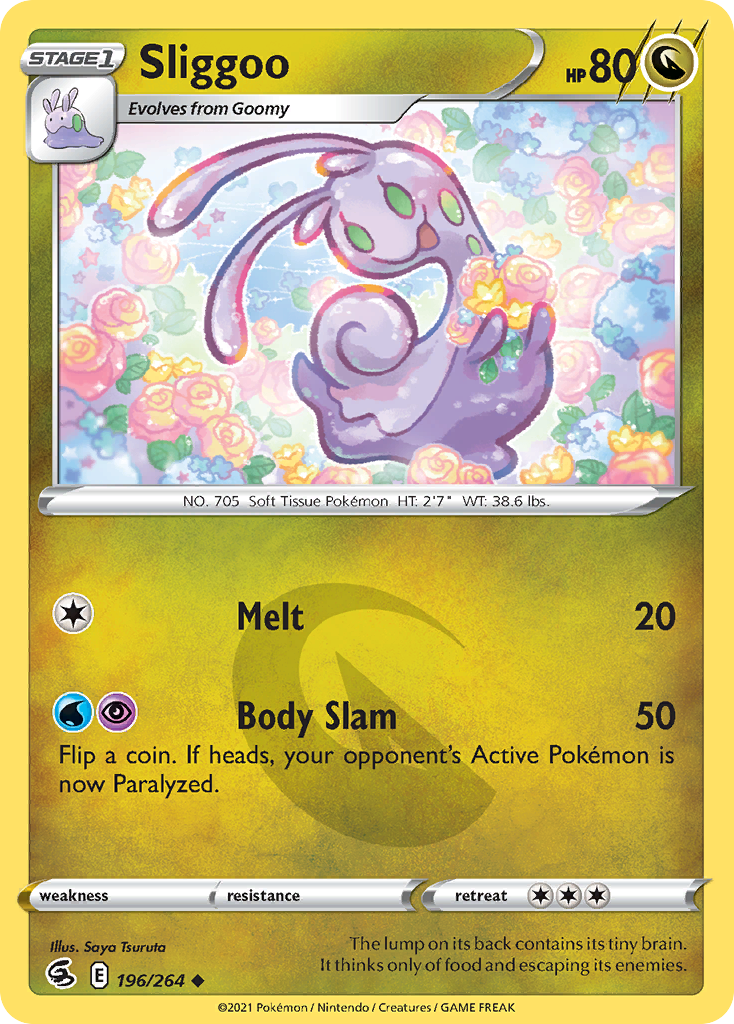 Sliggoo (196/264) - [Reverse Holo] Fusion Strike (FST)