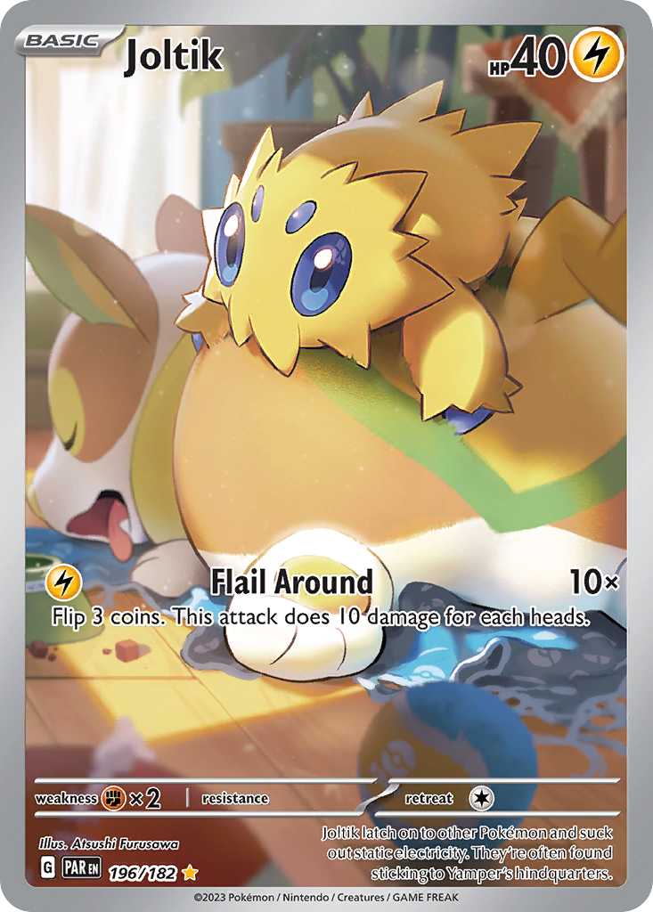 Joltik (196/182) - [Illustration Rare] Paradox Rift (PAR)