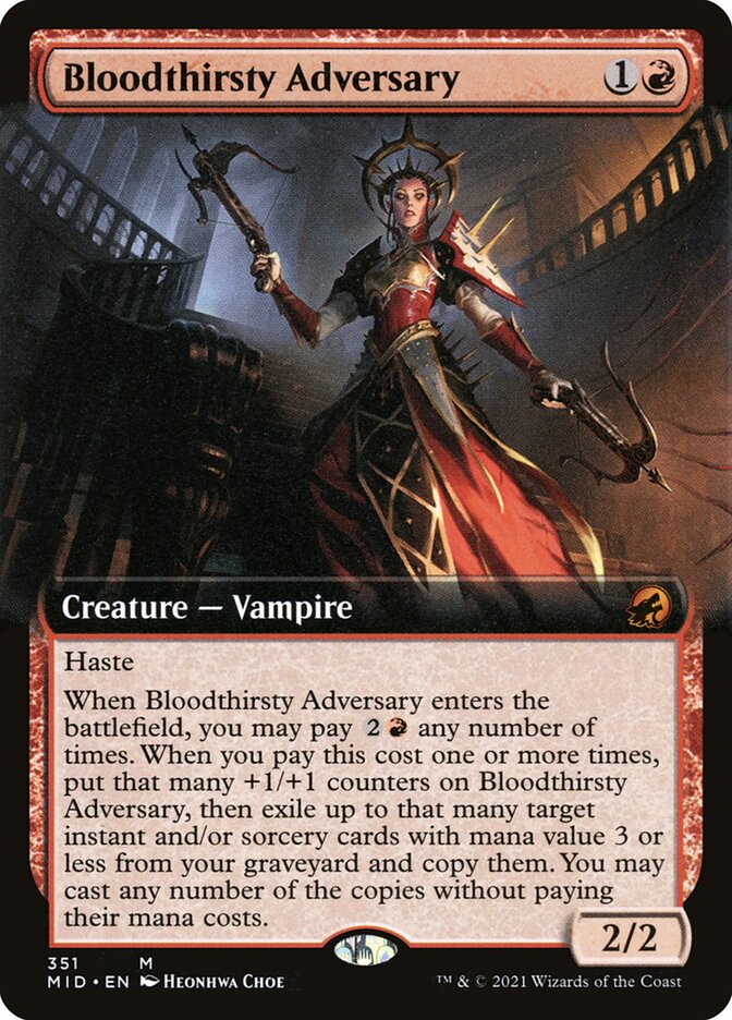 Bloodthirsty Adversary (351) - Innistrad: Midnight Hunt (MID)