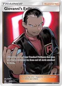 Giovanni's Exile (Full Art) (67) - Hidden Fates (HIF)