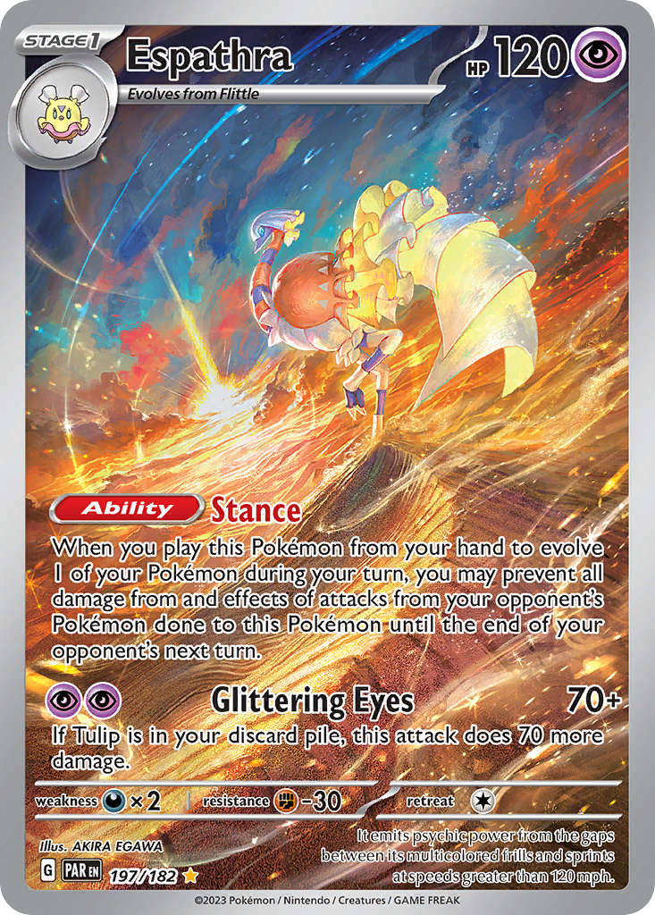 Espathra (197/182) - [Illustration Rare] Paradox Rift (PAR)