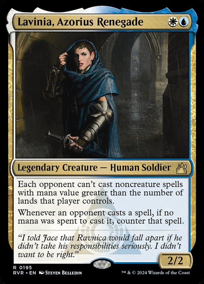 Lavinia, Azorius Renegade (195) - Ravnica Remastered (RVR)
