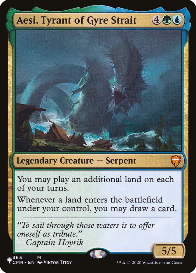 Aesi, Tyrant of Gyre Strait (CMR-365) - The List (PLST)