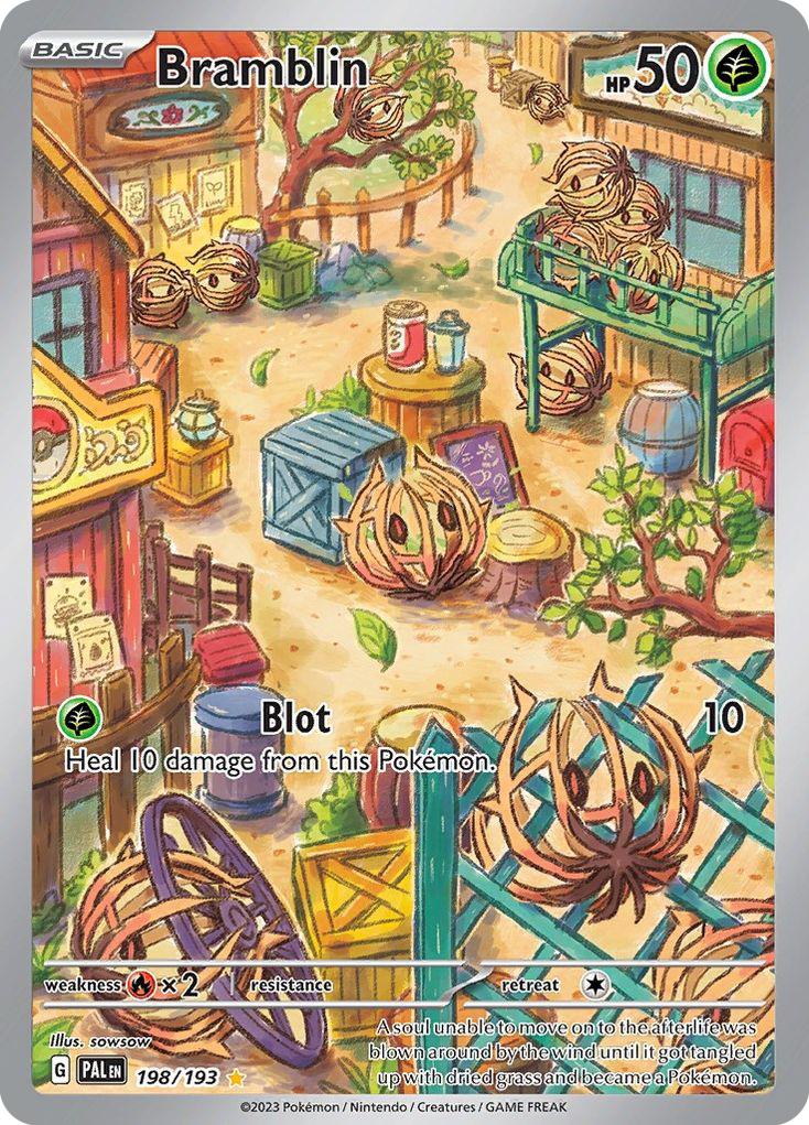 Bramblin (198/193) - [Illustration Rare] Paldea Evolved (PAL)