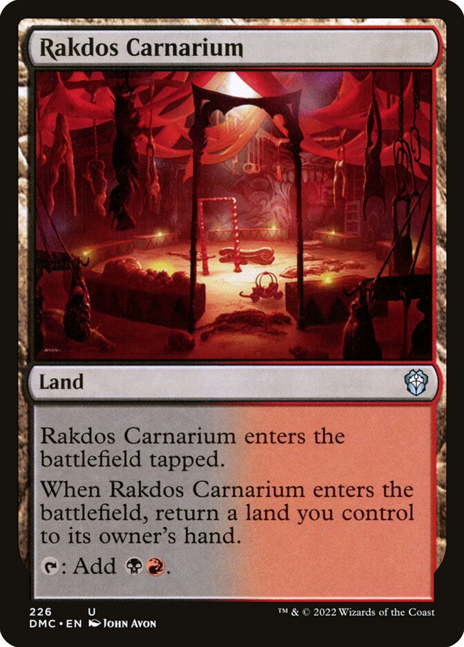 Rakdos Carnarium (226) - Dominaria United Commander (DMC)