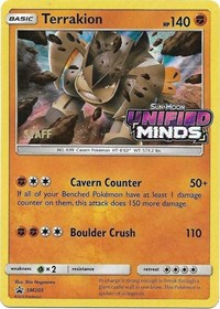 Terrakion SM205 Prerelease (SM205) - SM Promos (SMP)