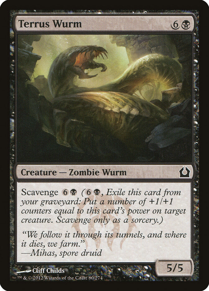 Terrus Wurm (80) - Return to Ravnica (RTR)