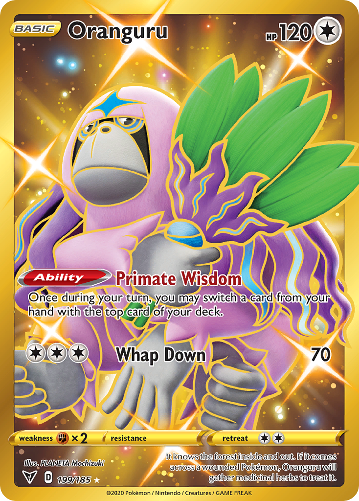 Oranguru (199/185) - [Secret Rare] Vivid Voltage (VIV)