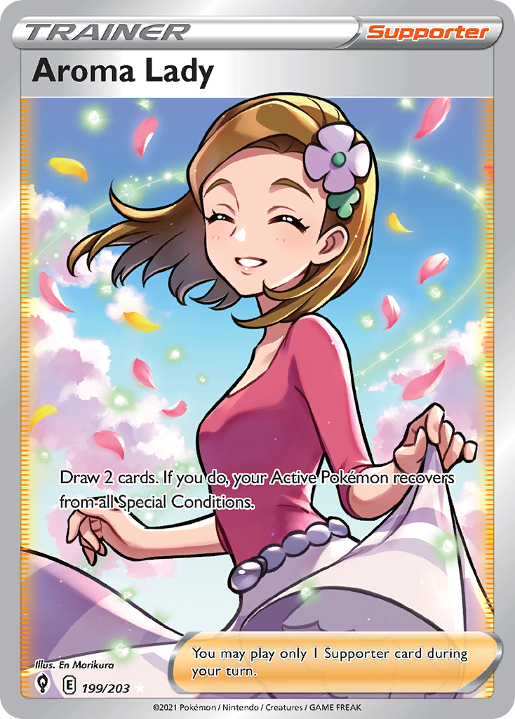 Aroma Lady (199/203) - [Full Art] Evolving Skies (EVS)