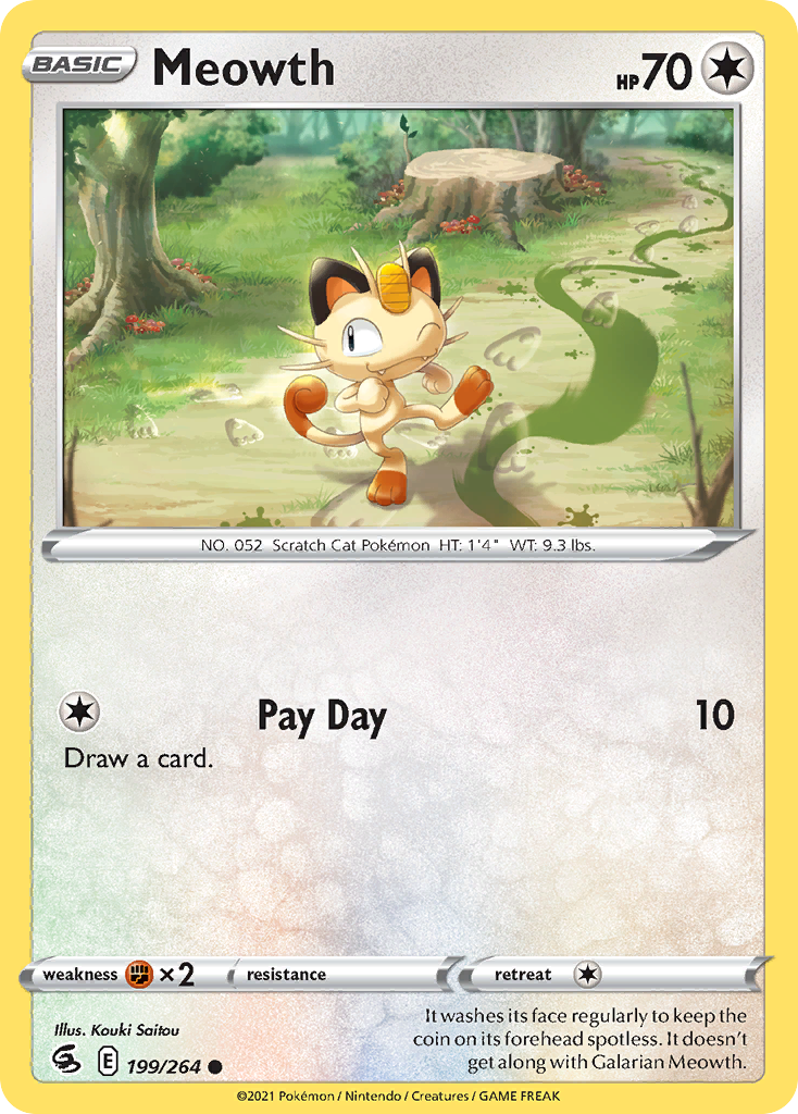 Meowth (199/264) - Fusion Strike (FST)