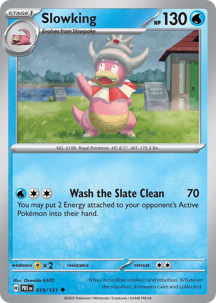 Slowking (19/131) - [Reverse Holo] Prismatic Evolutions (PRE)