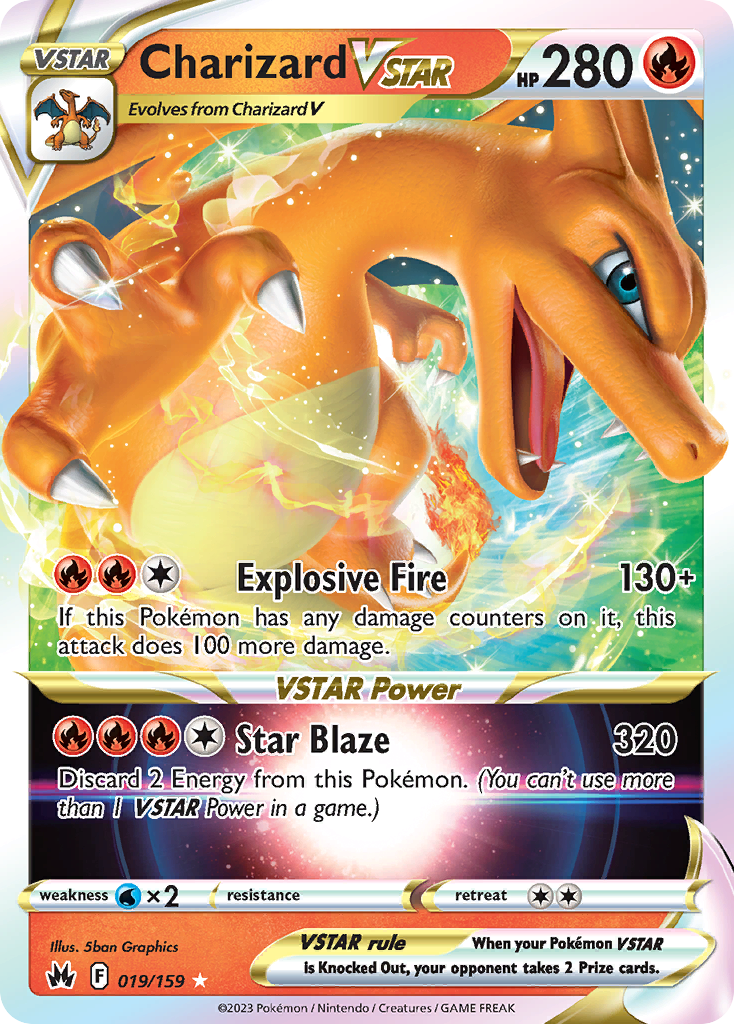 Charizard VSTAR (19/159) - [Holo Foil] Crown Zenith (CRZ)