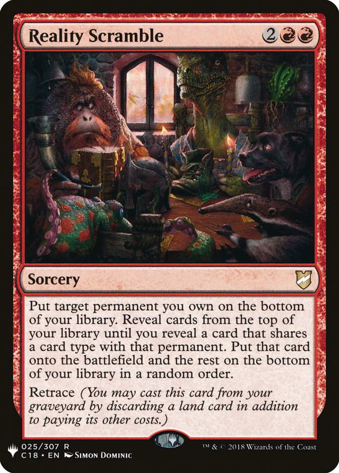 Reality Scramble - The List (PLST)