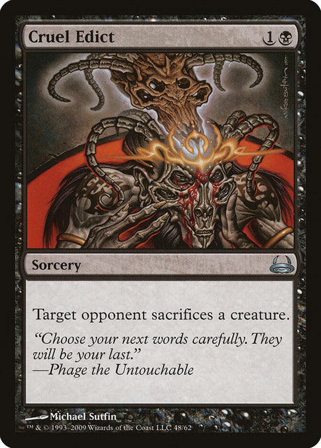 Cruel Edict (48) - Duel Decks: Divine vs. Demonic (DDC)