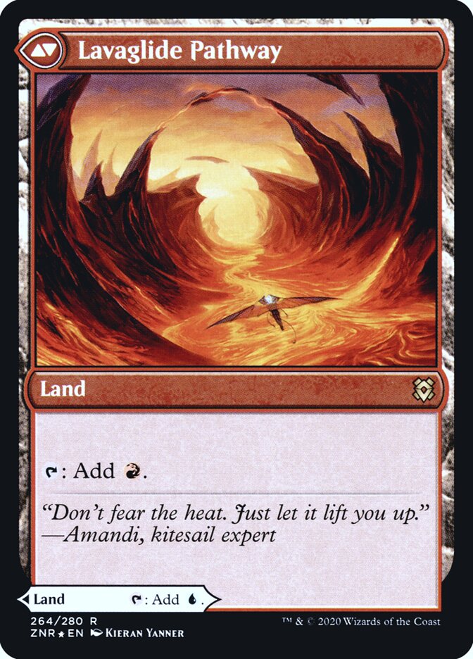 Riverglide Pathway // Lavaglide Pathway (264s) - Zendikar Rising Promos (PZNR)