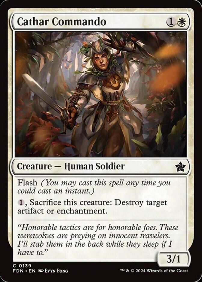 Cathar Commando - [Foil] Foundations (FDN)