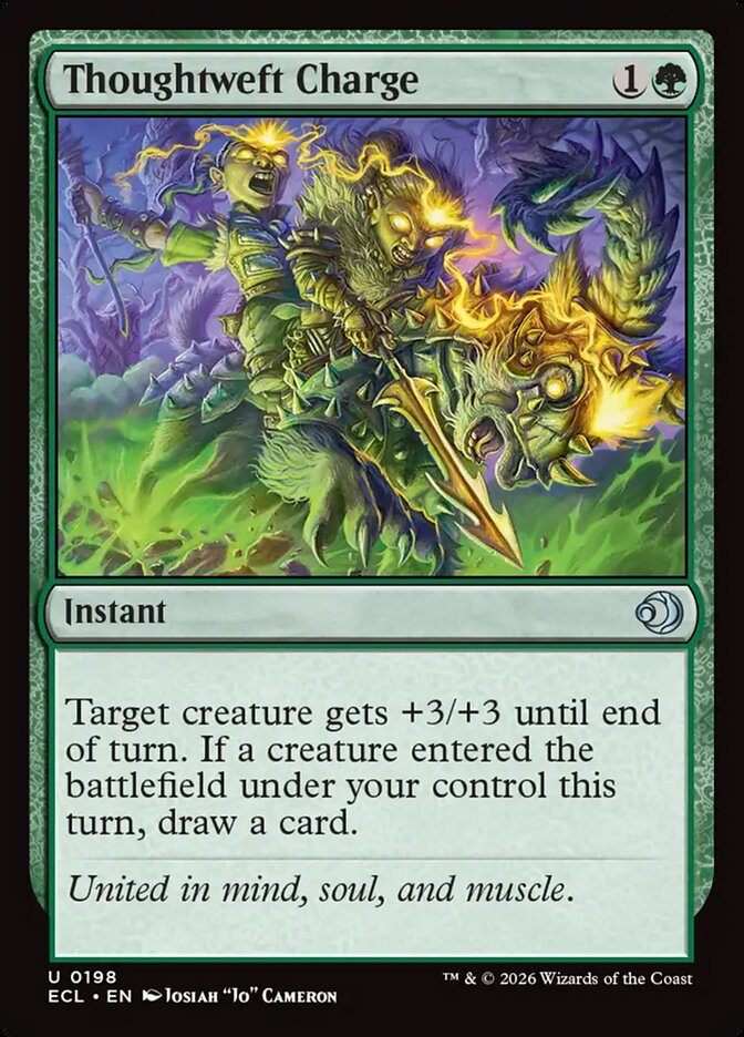 Thoughtweft Charge (198) - Lorwyn Eclipsed (ECL)