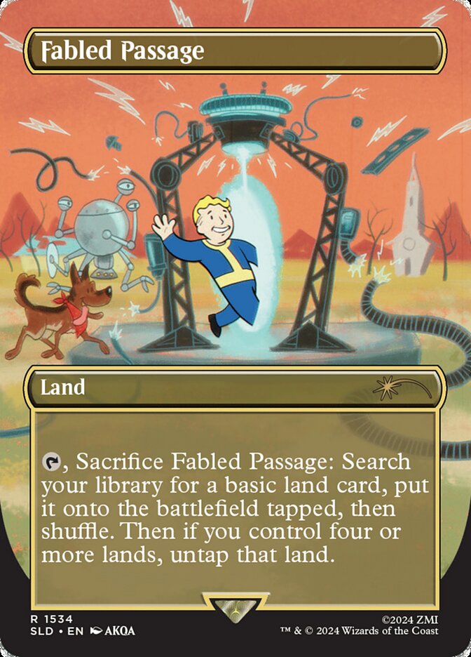 Fabled Passage (1534) - [Borderless] Secret Lair Drop (SLD)