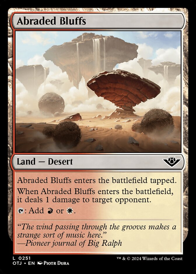 Abraded Bluffs - Outlaws of Thunder Junction (OTJ)