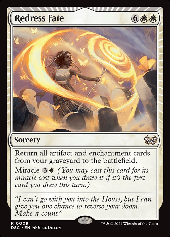 Redress Fate (9) - Duskmourn: House of Horror Commander (DSC)