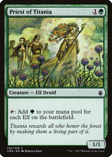 Priest of Titania (136) - Commander Anthology (CMA)