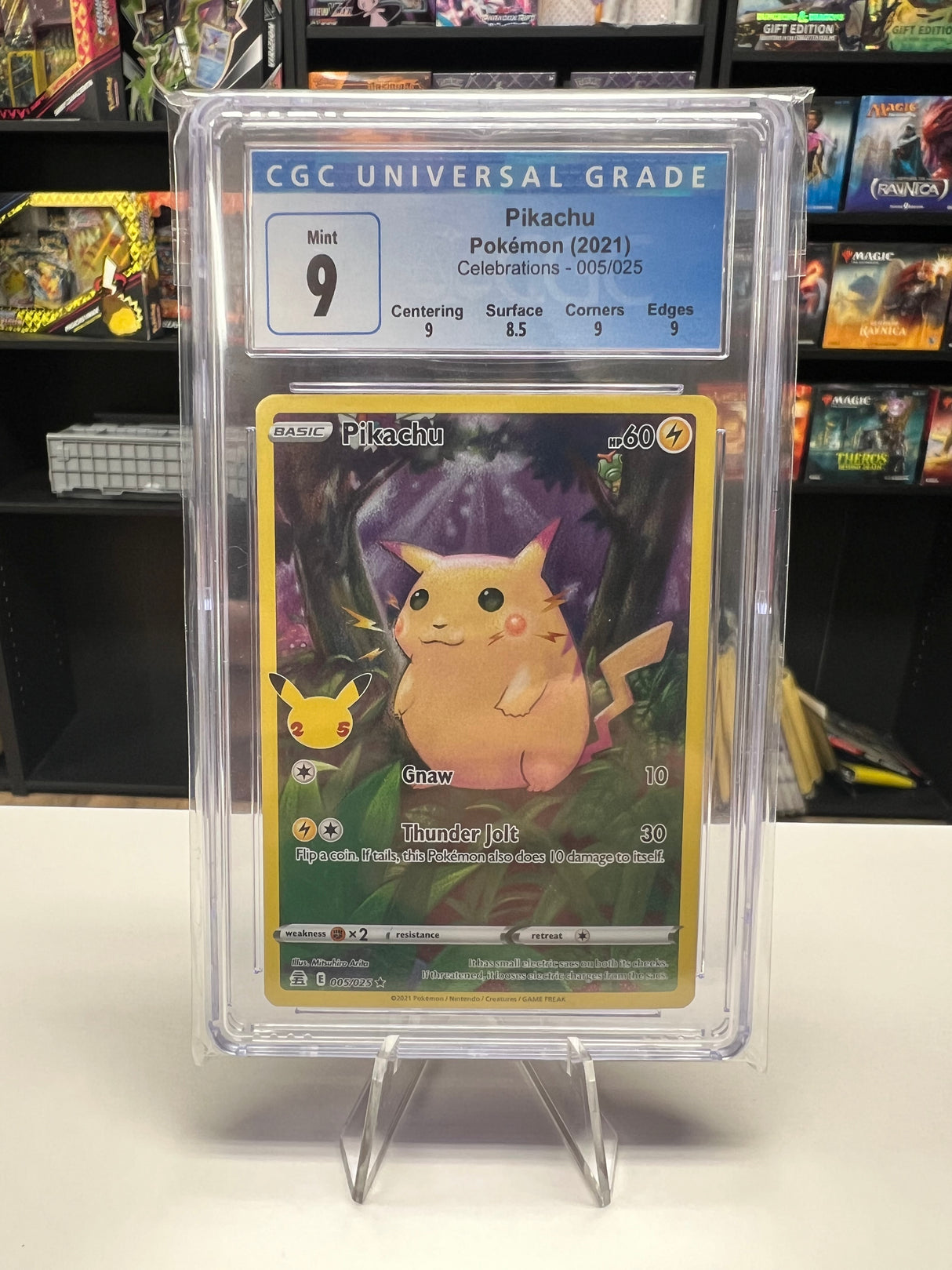 pokemon celebrations graded cards Pikachu