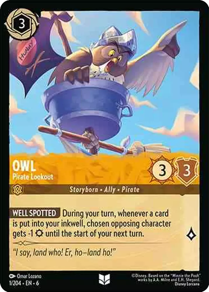 Owl - Pirate Lookout - [Foil] Azurite Sea (6)